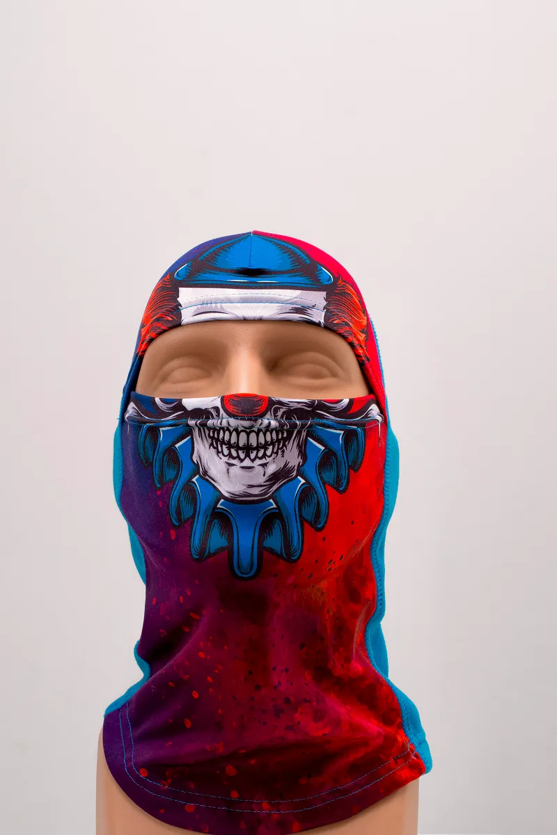 Blue skeleton balaclava, image 1