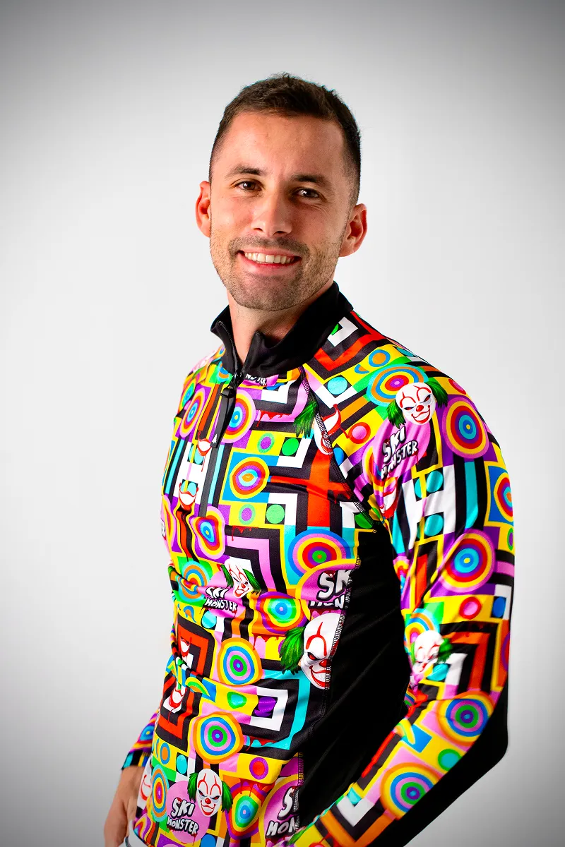 Men’s fitted top, Clown, image 2